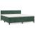 Pat box spring cu saltea, verde închis, 180x200 cm, catifea GartenMobel Dekor