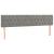 Pat box spring cu saltea, gri deschis, 200x200 cm, catifea GartenMobel Dekor