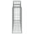 Coșuri gabion arcuite 6 buc, 200x30x80/100cm, fier galvanizat GartenMobel Dekor