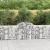 Coșuri gabion arcuite 40 buc, 200x30x80/100 cm, fier galvanizat GartenMobel Dekor