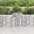 Coșuri gabion arcuite 4 buc, 200x30x100/120 cm fier galvanizat GartenMobel Dekor