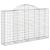 Coșuri gabion arcuite 6 buc, 200x30x120/140 cm, fier galvanizat GartenMobel Dekor