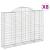 Coșuri gabion arcuite 8 buc, 200x30x140/160cm, fier galvanizat GartenMobel Dekor