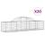 Coșuri gabion arcuite 20 buc, 200x50x40/60 cm, fier galvanizat GartenMobel Dekor