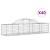 Coșuri gabion arcuite 40 buc, 200x50x40/60 cm, fier galvanizat GartenMobel Dekor