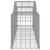 Coșuri gabion arcuite 4 buc, 200x50x60/80 cm, fier galvanizat GartenMobel Dekor
