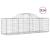 Coșuri gabion arcuite 14 buc, 200x50x60/80 cm, fier galvanizat GartenMobel Dekor