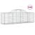 Coșuri gabion arcuite 40 buc, 200x50x60/80 cm, fier galvanizat GartenMobel Dekor