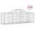 Coșuri gabion arcuite 50 buc, 200x50x60/80 cm, fier galvanizat GartenMobel Dekor