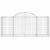 Coșuri gabion arcuite 4 buc, 200x50x80/100 cm, fier galvanizat GartenMobel Dekor