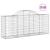 Coșuri gabion arcuite 50 buc, 200x50x80/100 cm, fier galvanizat GartenMobel Dekor
