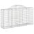 Coșuri gabion arcuite 50 buc, 200x50x100/120 cm fier galvanizat GartenMobel Dekor