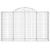 Coșuri gabion arcuite 20 buc, 200x50x120/140cm, fier galvanizat GartenMobel Dekor