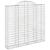 Coșuri gabion arcuite 6 buc, 200x50x180/200 cm, fier galvanizat GartenMobel Dekor