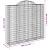 Coșuri gabion arcuite 6 buc, 200x50x180/200 cm, fier galvanizat GartenMobel Dekor