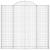 Coșuri gabion arcuite 12 buc, 200x50x180/200cm, fier galvanizat GartenMobel Dekor