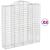 Coșuri gabion arcuite, 8 buc 200x50x200/220 cm, fier galvanizat GartenMobel Dekor