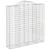 Coșuri gabion arcuite, 8 buc 200x50x200/220 cm, fier galvanizat GartenMobel Dekor