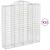 Coșuri gabion arcuite, 12 buc 200x50x200/220cm, fier galvanizat GartenMobel Dekor