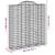 Coșuri gabion arcuite, 14 buc 200x50x220/240cm, fier galvanizat GartenMobel Dekor