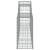 Coșuri gabion arcuite, 6 buc., 300x30x60/80 cm, fier galvanizat GartenMobel Dekor