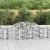 Coșuri gabion arcuite 4 buc., 300x30x80/100 cm, fier galvanizat GartenMobel Dekor