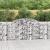 Coșuri gabion arcuite 12 buc, 300x30x100/120 cm fier galvanizat GartenMobel Dekor
