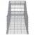 Coșuri gabion arcuite 4 buc., 300x50x40/60 cm, fier galvanizat GartenMobel Dekor