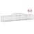 Coșuri gabion arcuite, 12 buc., 300x50x40/60cm, fier galvanizat GartenMobel Dekor