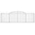 Coșuri gabion arcuite 6 buc, 300x50x80/100 cm, fier galvanizat GartenMobel Dekor
