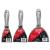 Set 3 spacluri inox, monobloc, maner metalic, 75-150 mm, Olejnik GartenVIP DiyLine