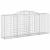 Coșuri gabion arcuite 12 buc. 300x50x120/140 cm fier galvanizat GartenMobel Dekor