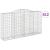Coșuri gabion arcuite 12 buc, 300x50x160/180cm, fier galvanizat GartenMobel Dekor