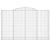 Coșuri gabion arcuite 4 buc, 300x50x180/200 cm, fier galvanizat GartenMobel Dekor