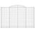 Coșuri gabion arcuite 8 buc, 300x50x180/200 cm, fier galvanizat GartenMobel Dekor