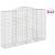Coșuri gabion arcuite 12 buc. 300x50x200/220 cm fier galvanizat GartenMobel Dekor