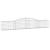 Coșuri gabion arcuite 6 buc, 400x30x60/80 cm, fier galvanizat GartenMobel Dekor