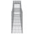 Coșuri gabion arcuite 8 buc, 400x30x60/80 cm, fier galvanizat GartenMobel Dekor