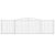 Coșuri gabion arcuite 6 buc, 400x30x100/120 cm fier galvanizat GartenMobel Dekor