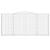 Coșuri gabion arcuite 8 buc, 400x30x180/200 cm, fier galvanizat GartenMobel Dekor