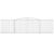 Coșuri gabion arcuite 4 buc, 400x50x100/120 cm fier galvanizat GartenMobel Dekor