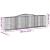 Coșuri gabion arcuite 4 buc, 400x50x100/120 cm fier galvanizat GartenMobel Dekor
