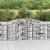 Coșuri gabion arcuite 10 buc, 400x50x100/120 cm fier galvanizat GartenMobel Dekor