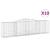 Coșuri gabion arcuite 10 buc, 400x50x100/120 cm fier galvanizat GartenMobel Dekor