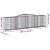 Coșuri gabion arcuite 10 buc, 400x50x100/120 cm fier galvanizat GartenMobel Dekor