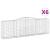 Coșuri gabion arcuite 6 buc, 400x50x120/140 cm, fier galvanizat GartenMobel Dekor