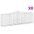 Coșuri gabion arcuite 8 buc, 400x50x120/140 cm, fier galvanizat GartenMobel Dekor