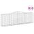 Coșuri gabion arcuite 10 buc, 400x50x120/140cm, fier galvanizat GartenMobel Dekor