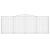 Coșuri gabion arcuite 6 buc, 400x50x140/160 cm, fier galvanizat GartenMobel Dekor