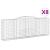 Coșuri gabion arcuite 8 buc, 400x50x140/160 cm, fier galvanizat GartenMobel Dekor